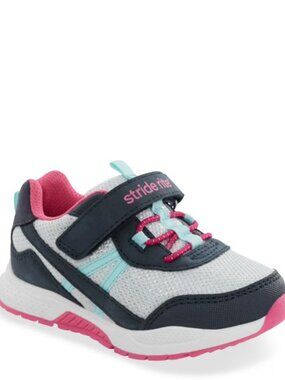 Kids Munchkin By Stride Rite Titan Gray & Pink Sneakers - Size 12